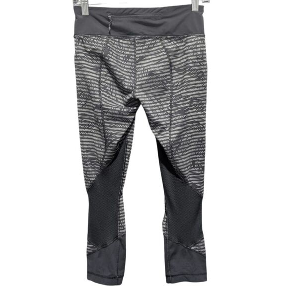 LULULEMON ATHLETICA Pace Rival Crop 'Full-On Luxtreme 22' Size 4 - Picture 8 of 8